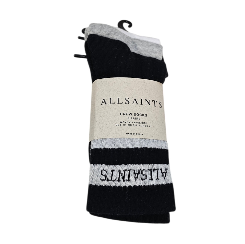 All saints Crew Socks 3 Pairs